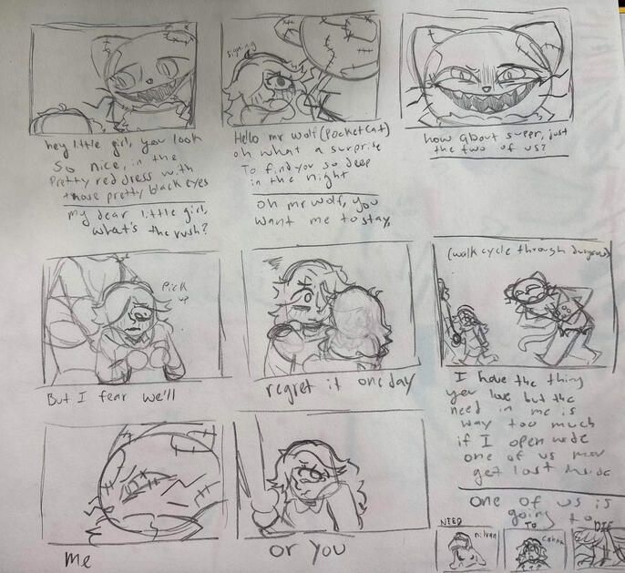 Me and Mr Wolf Storyboard