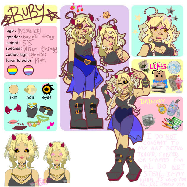 "Ruby" Character Sheet