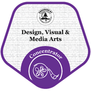 This digital badge validates students' demonstrated mastery in reorganizing and integrating visual art elements across digital media and design applications through the completed Concentrator Course. Students can apply artistic skills and processes to solv